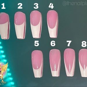 Custom French Press-On Nail Set (9 Options) | The Nail Plug @thenailplugmi